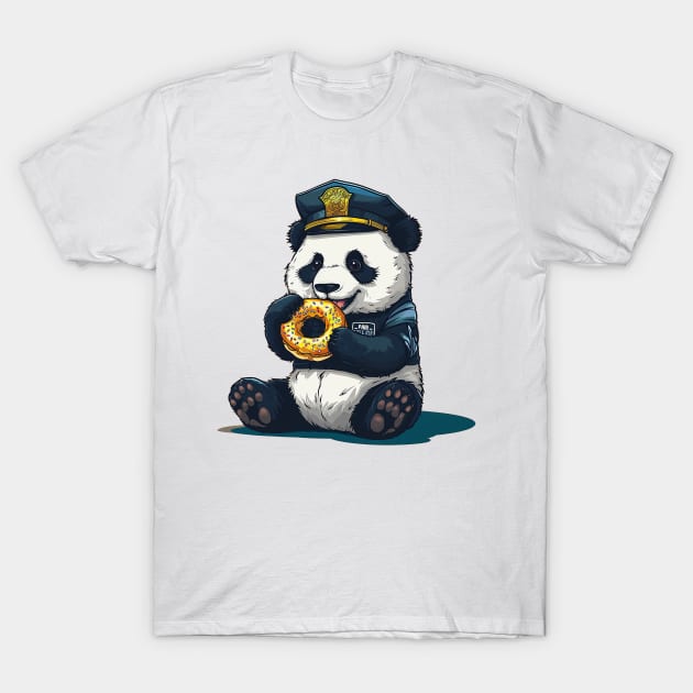 panda T-Shirt by boxermaniac